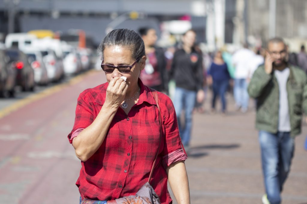 Clima seco em SP é o pior desde 2008